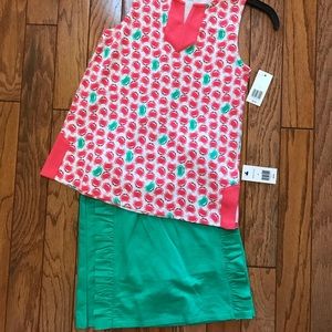 Skort and tank shirt